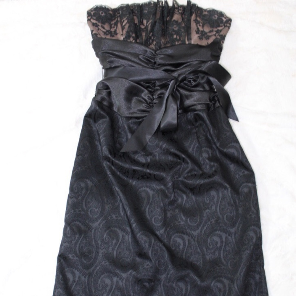 Scott McClintock black cocktail dress